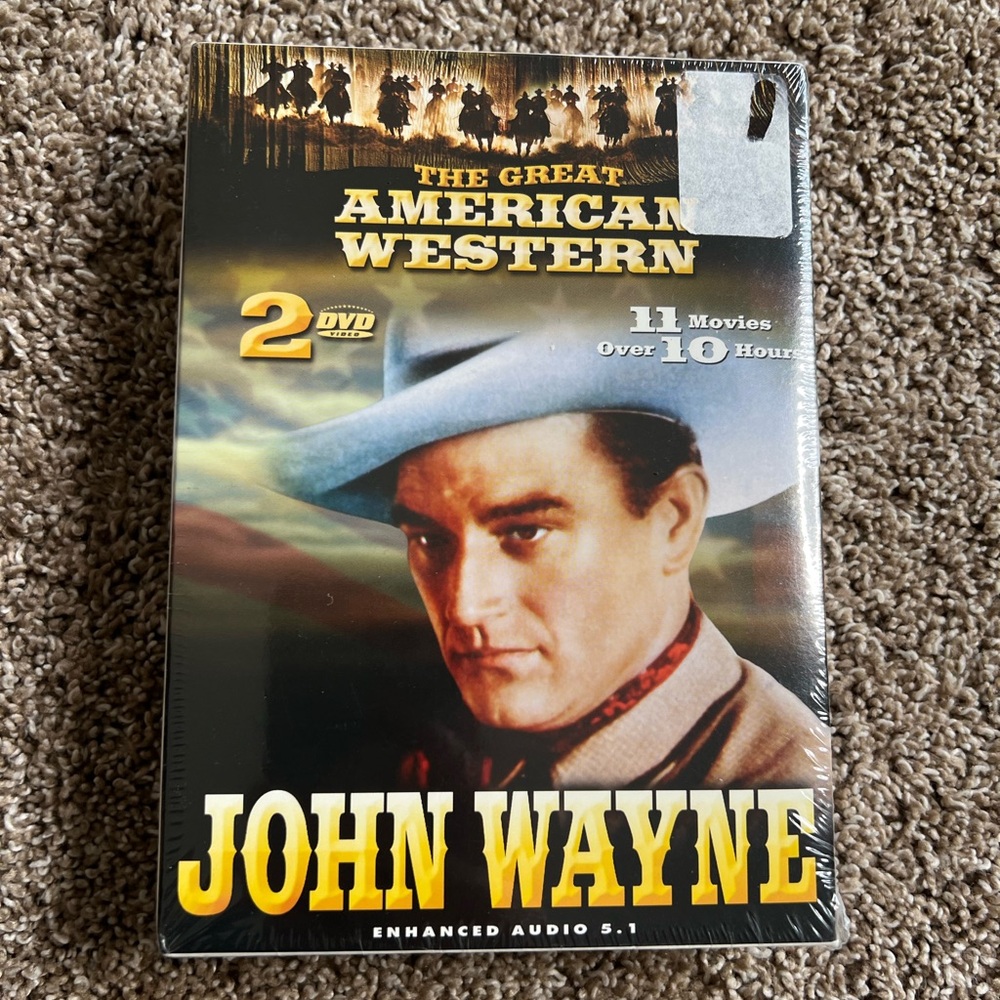 John Wayne 2 DVD Set NEW Sealed The Great American Western 11 Movies Cowboy 1930